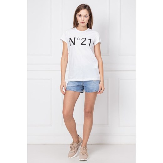 N21 T-shirt | Regular Fit N21 38 wyprzedaż Gomez Fashion Store