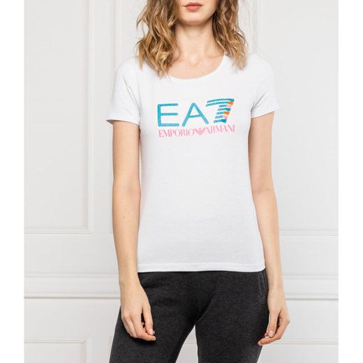 EA7 T-shirt | Slim Fit M Gomez Fashion Store okazja