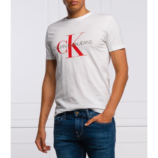 CALVIN KLEIN JEANS T-shirt MONOGRAM | Slim Fit XL wyprzedaż Gomez Fashion Store