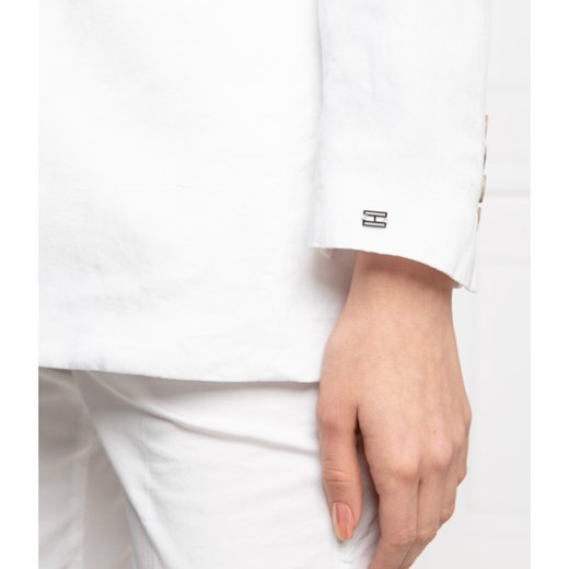 Tommy Hilfiger Marynarka | Regular Fit | z dodatkiem lnu Tommy Hilfiger 34 promocyjna cena Gomez Fashion Store