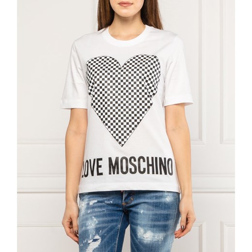 Love Moschino T-shirt | Regular Fit Love Moschino 38 promocja Gomez Fashion Store