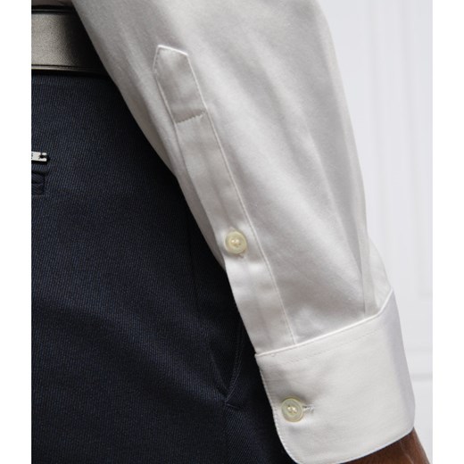 Koszula męska biała Emporio Armani z długim rękawem elegancka 