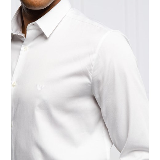 Koszula męska Emporio Armani biała z długim rękawem 