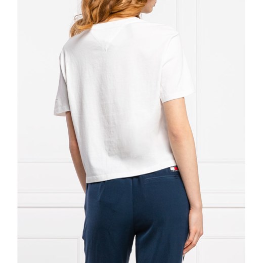 Tommy Jeans T-shirt | Cropped Fit Tommy Jeans XS promocyjna cena Gomez Fashion Store