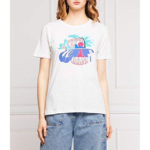 Pepe Jeans London T-shirt FAITH | Regular Fit L Gomez Fashion Store wyprzedaż