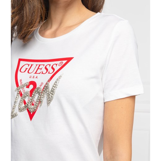 GUESS JEANS T-shirt | Regular Fit XS promocyjna cena Gomez Fashion Store