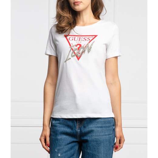GUESS JEANS T-shirt | Regular Fit S Gomez Fashion Store wyprzedaż