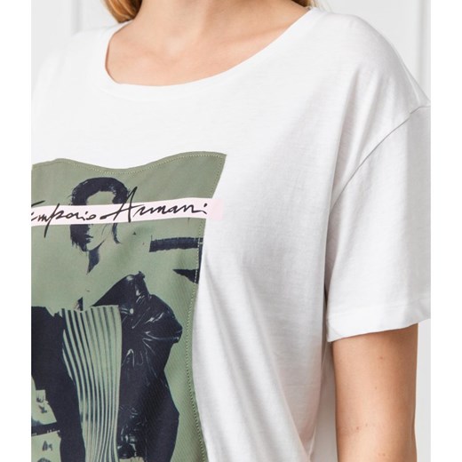 Emporio Armani T-shirt | Slim Fit Emporio Armani 40 wyprzedaż Gomez Fashion Store
