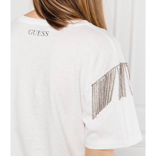 GUESS JEANS T-shirt DAVINA | Loose fit S promocyjna cena Gomez Fashion Store