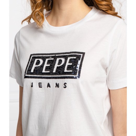 Pepe Jeans London T-shirt CHARIS | Regular Fit S okazyjna cena Gomez Fashion Store
