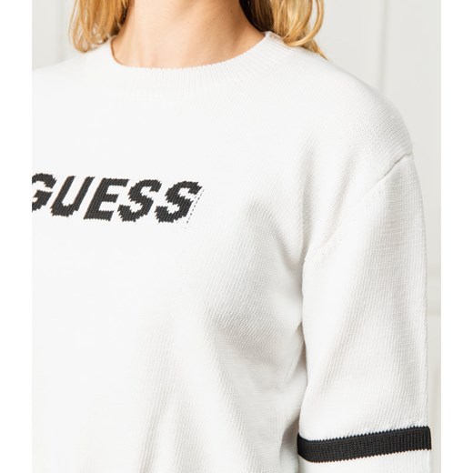 GUESS JEANS Sweter TYSHA | Loose fit L Gomez Fashion Store wyprzedaż