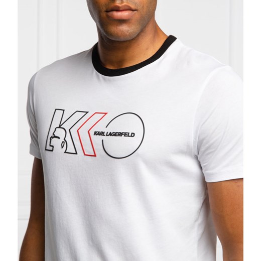 Karl Lagerfeld T-shirt | Regular Fit Karl Lagerfeld M promocyjna cena Gomez Fashion Store