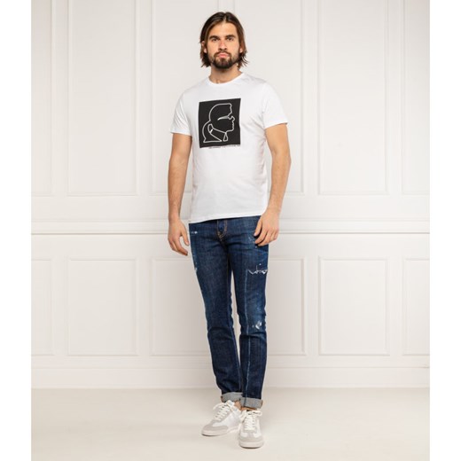 Karl Lagerfeld T-shirt | Regular Fit Karl Lagerfeld M wyprzedaż Gomez Fashion Store