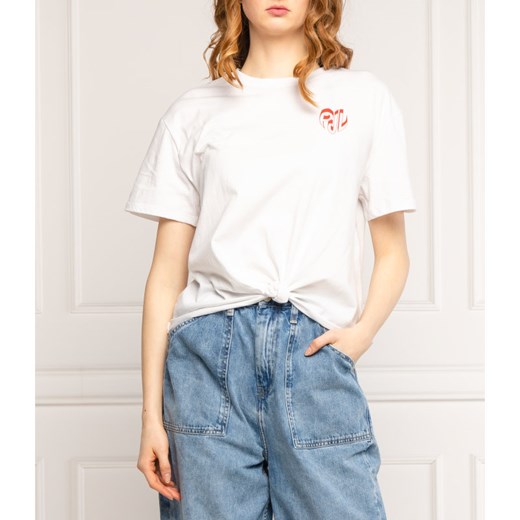 Pepe Jeans London T-shirt FLEUR | Loose fit M okazja Gomez Fashion Store