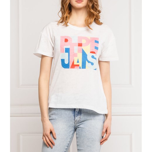 Pepe Jeans London T-shirt BROOKE | Regular Fit XL promocja Gomez Fashion Store