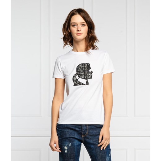 Karl Lagerfeld T-shirt | Regular Fit Karl Lagerfeld XS Gomez Fashion Store okazyjna cena