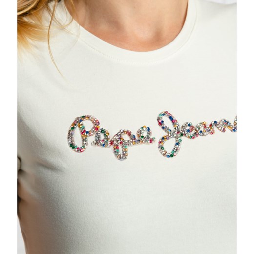 Pepe Jeans London T-shirt DORITA | Slim Fit M wyprzedaż Gomez Fashion Store