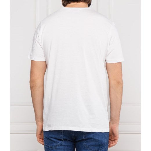 T-shirt męski Hugo Boss biały z krótkim rękawem 