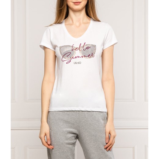 Liu Jo T-shirt moda | Regular Fit Liu Jo M wyprzedaż Gomez Fashion Store