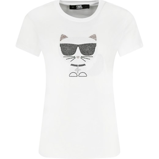 Karl Lagerfeld T-shirt Ikonik | Regular Fit Karl Lagerfeld S okazyjna cena Gomez Fashion Store
