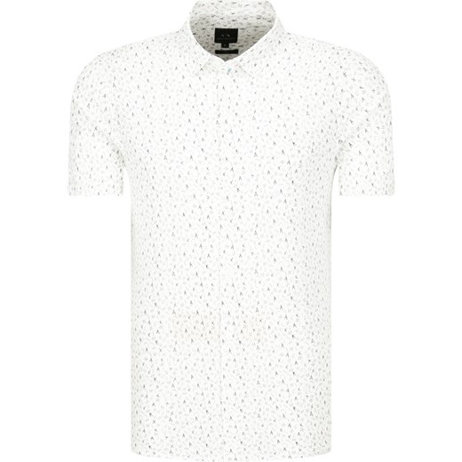 Armani Exchange Lniana koszula | Slim Fit Armani Exchange L wyprzedaż Gomez Fashion Store
