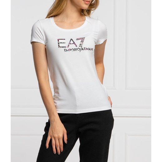 EA7 T-shirt | Slim Fit M okazyjna cena Gomez Fashion Store