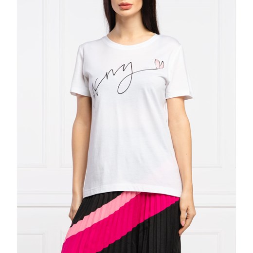 DKNY T-shirt cursive | Regular Fit XS okazja Gomez Fashion Store