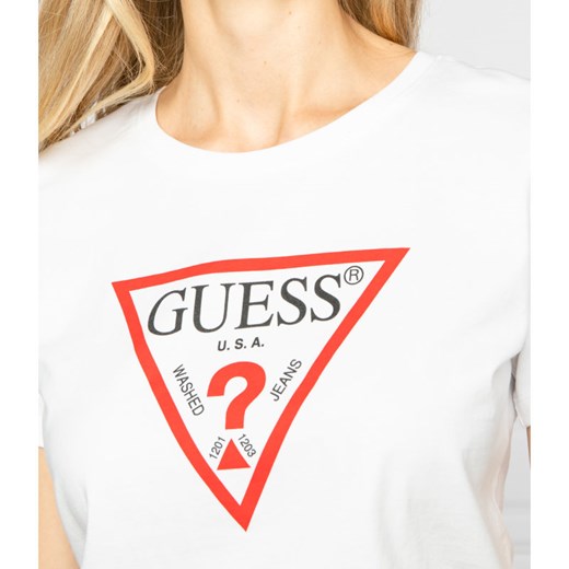 GUESS JEANS T-shirt ORIGINAL | Regular Fit L okazja Gomez Fashion Store