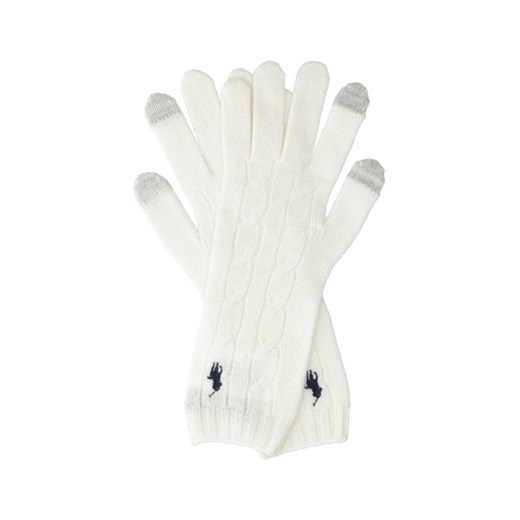POLO RALPH LAUREN Wełniane rękawiczki do smartfona | z dodatkiem kaszmiru Polo Ralph Lauren Uniwersalny okazja Gomez Fashion Store