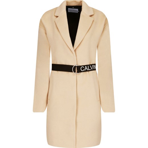CALVIN KLEIN JEANS Płaszcz | z dodatkiem wełny S Gomez Fashion Store promocyjna cena