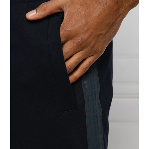 Spodnie męskie czarne BOSS HUGO 