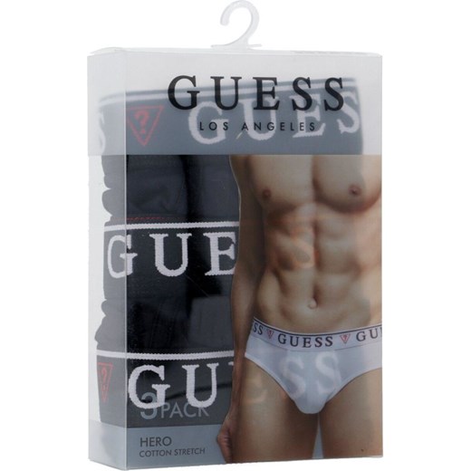 Guess Underwear Slipy 3-pack HERO | cotton stretch L okazyjna cena Gomez Fashion Store