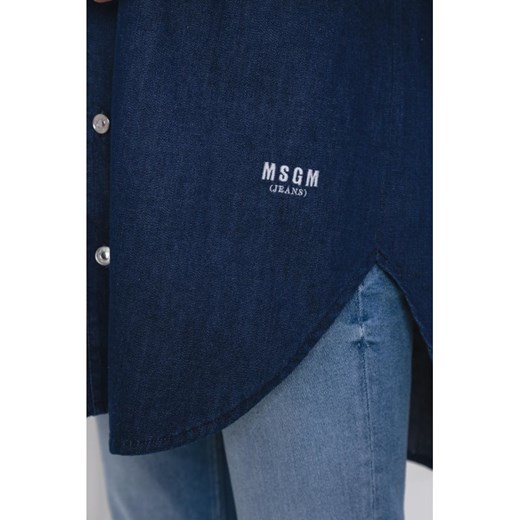 MSGM Koszula | Loose fit | denim 34 okazja Gomez Fashion Store