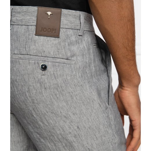 Joop! Collection Lniane spodnie chino Hank | Slim Fit 48 okazja Gomez Fashion Store