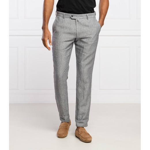 Joop! Collection Lniane spodnie chino Hank | Slim Fit 50 okazyjna cena Gomez Fashion Store