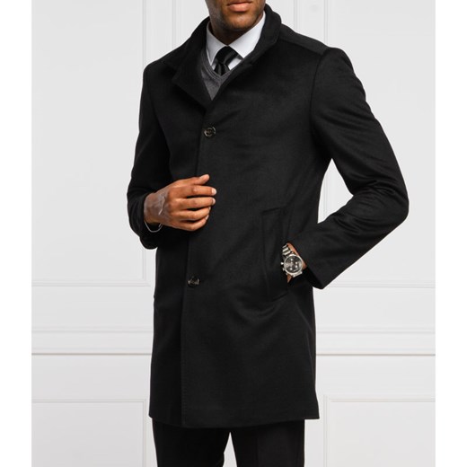 Joop! Collection Wełniany płaszcz Maron | z dodatkiem kaszmiru 48 Gomez Fashion Store