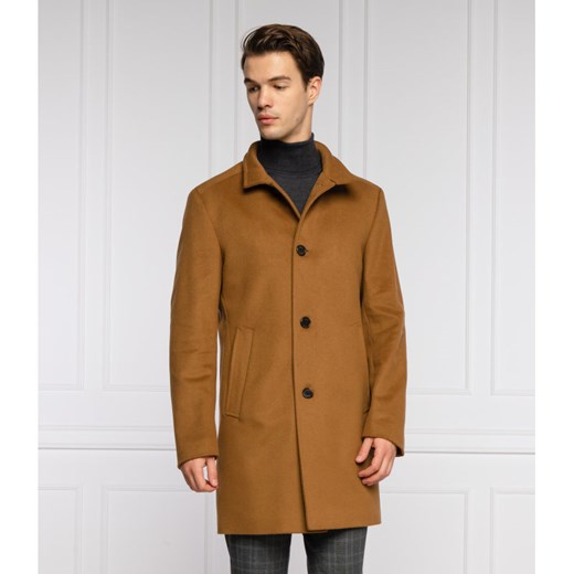 Joop! Collection Wełniany płaszcz Maron | z dodatkiem kaszmiru 52 okazyjna cena Gomez Fashion Store