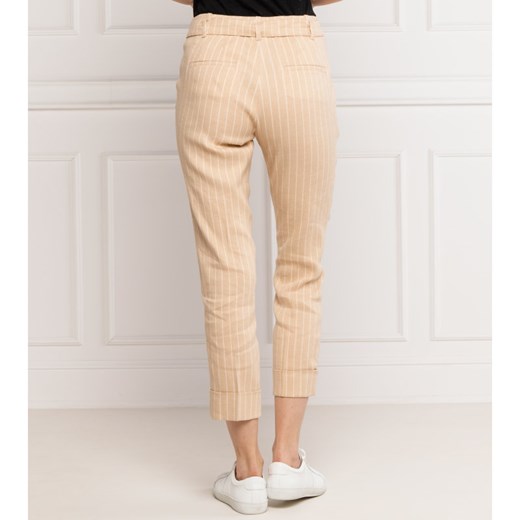 Marella Lniane spodnie CARBON | Regular Fit Marella 36 okazja Gomez Fashion Store