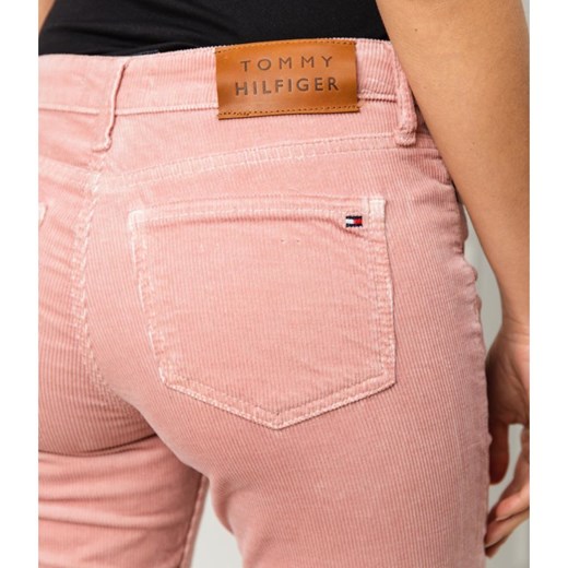 Tommy Hilfiger Sztruksowe spodnie ROME | Straight fit Tommy Hilfiger 28/32 okazja Gomez Fashion Store