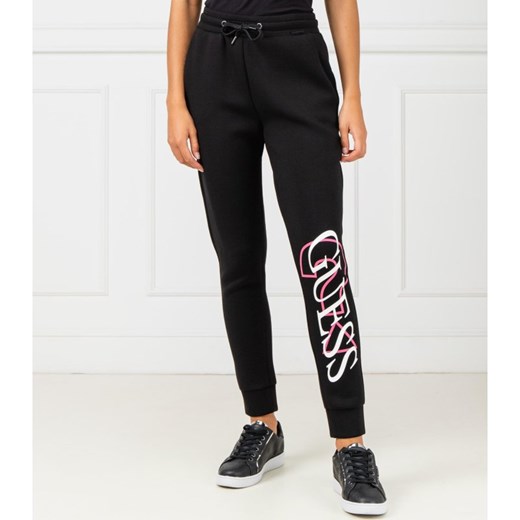 GUESS JEANS Spodnie dresowe KASSY | Relaxed fit XS wyprzedaż Gomez Fashion Store