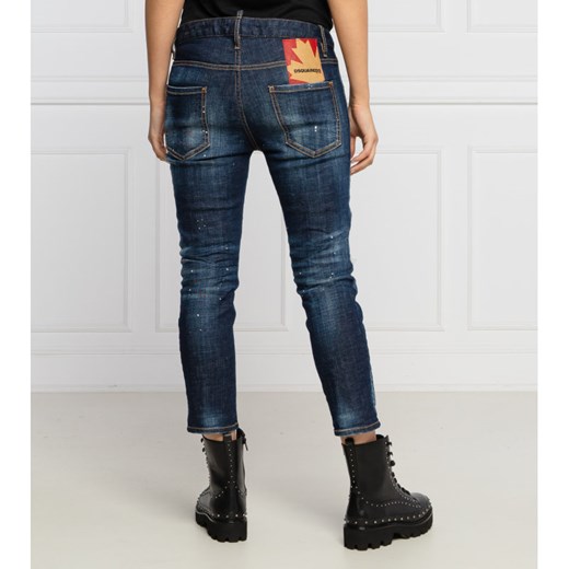 Dsquared2 Jeansy Cool Girl Cropped | Regular Fit Dsquared2 36 promocja Gomez Fashion Store
