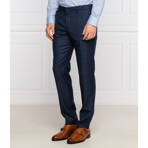 Boss Wełniane spodnie Ben2 | Slim Fit 58 Gomez Fashion Store