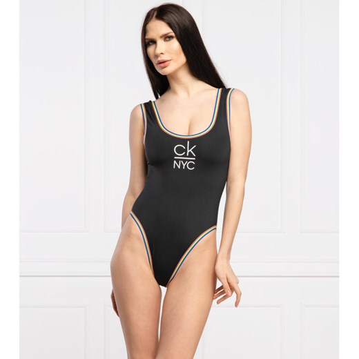 Calvin Klein Swimwear Strój kąpielowy SCOOP M okazja Gomez Fashion Store