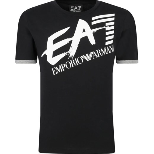 EA7 T-shirt | Regular Fit 140 wyprzedaż Gomez Fashion Store