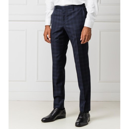 HUGO Wełniane spodnie Getlin182 | Slim Fit 54 wyprzedaż Gomez Fashion Store