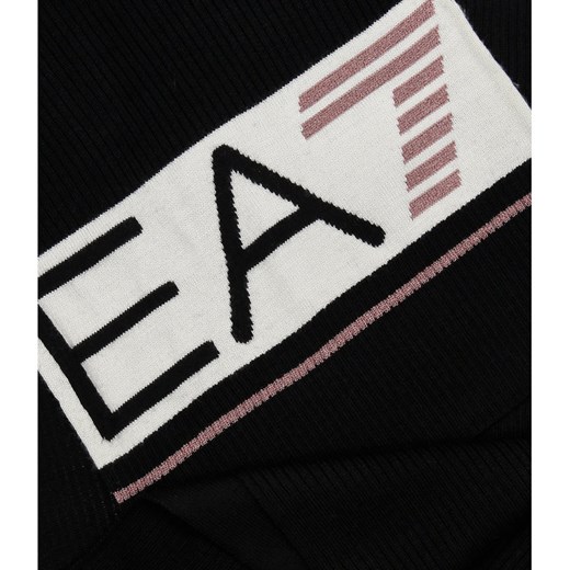 EA7 Szal | z dodatkiem wełny Uniwersalny promocyjna cena Gomez Fashion Store