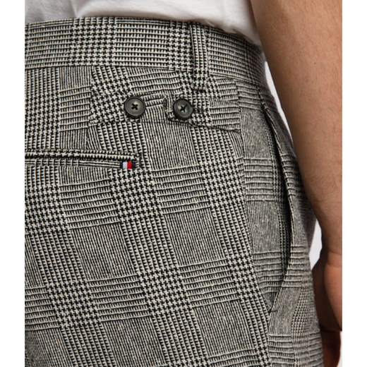 Tommy Tailored Spodnie CHECK | Slim Fit | z dodatkiem wełny Tommy Tailored 52 wyprzedaż Gomez Fashion Store