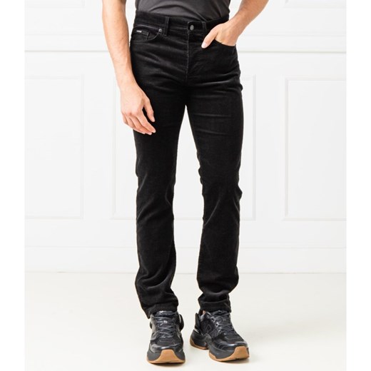 Boss Sztruksowe spodnie Delaware3-1-20 | Slim Fit 31/32 okazja Gomez Fashion Store