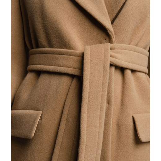 Pinko Wełniany płaszcz MARTINI 5 | z dodatkiem kaszmiru Pinko 40 okazja Gomez Fashion Store