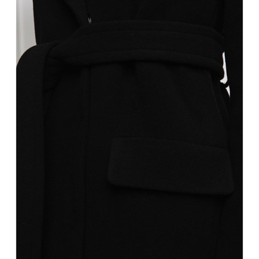 Pinko Wełniany płaszcz MARTINI 5 | z dodatkiem kaszmiru Pinko 38 okazyjna cena Gomez Fashion Store